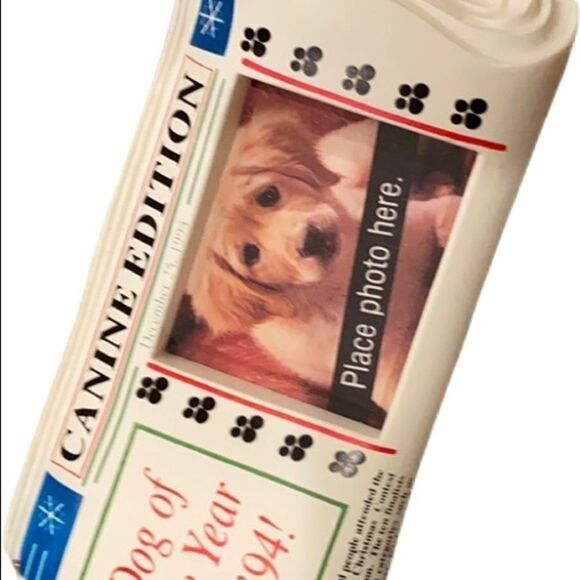 Vintage Hallmark SPECIAL DOG PHOTO HOLDER Keepsake Canine Edition ornament 1994 - Picture 5 of 7